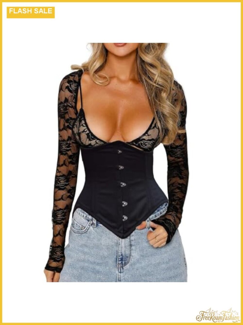 Wide Waist Corset Belt for Women Fishbone Cosplay Gothic Party Outfits
